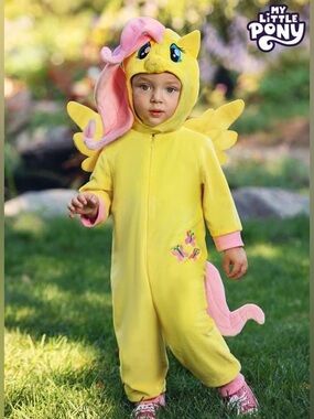 🆕 My little pony Yellow Flutter Costume for Kids